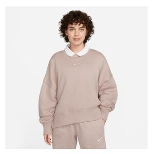 Nike Sportswear Phoenix fleece Mauve Cropped Sweatshirt